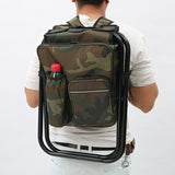 Karrty™ Backpack Folding Stool With Cooler Bag