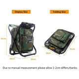 Karrty™ Backpack Folding Stool With Cooler Bag